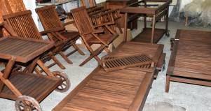 RESTAURO mobili da giardino in legno artigianalmente 
